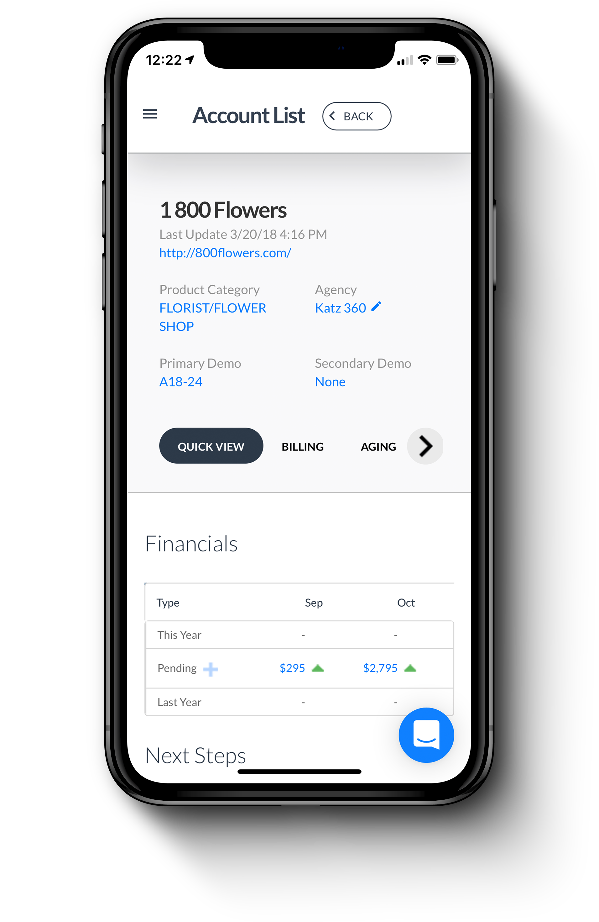 Mobile-App-Account-List