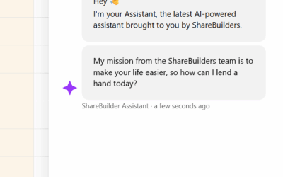 The ShareBuilder Assistant joins the conversation