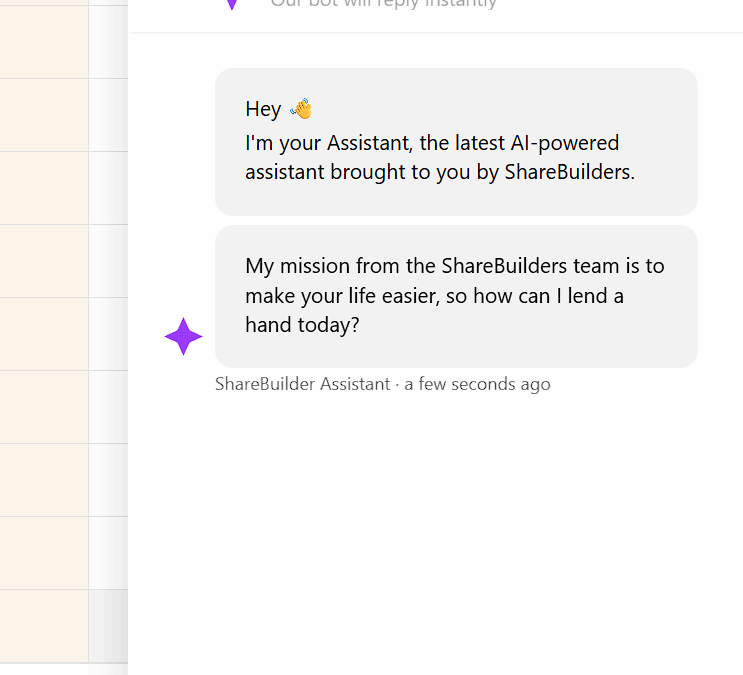 The ShareBuilder Assistant joins the conversation