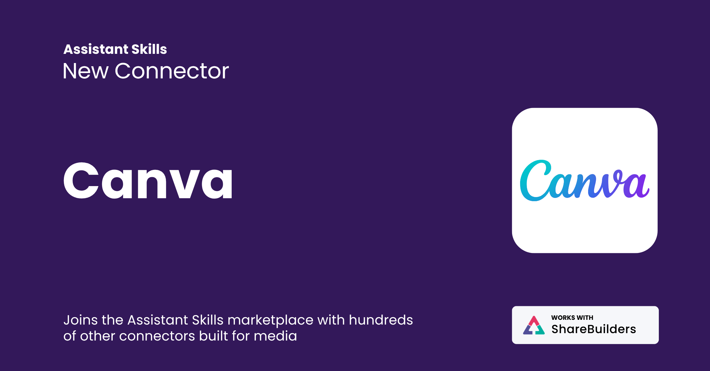 Canva Connector for ShareBuilder Assistant Skills